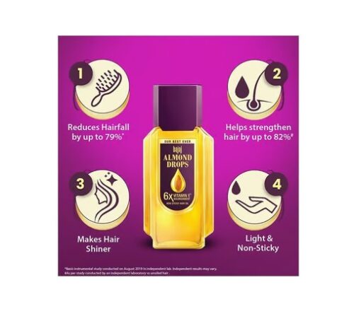 Bajaj Drops Almond Hair Oil 100 ml - Image 4