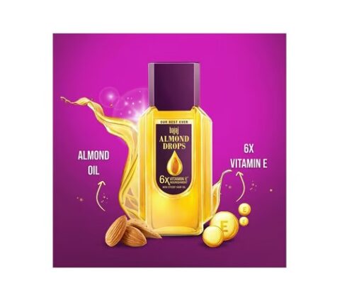 Bajaj Drops Almond Hair Oil 100 ml - Image 5