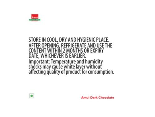Amul 55% Cocoa Dark Chocolate (150 G) - Image 3
