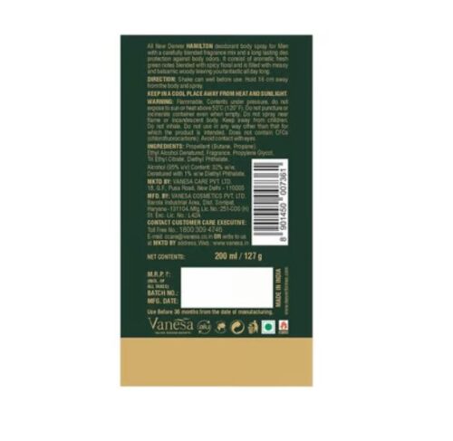 Denver Hamilton Men's Deodorant (200 ml) - Image 2
