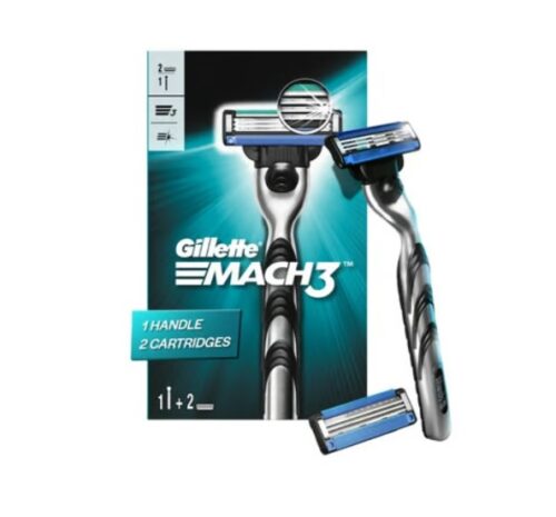 Gillette Mach 3 Men's Razor - with 2 Cartridges