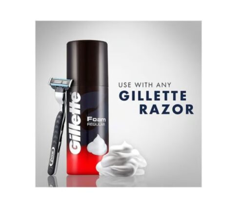 Gillette Regular Shaving Foam (196 g) - Image 2
