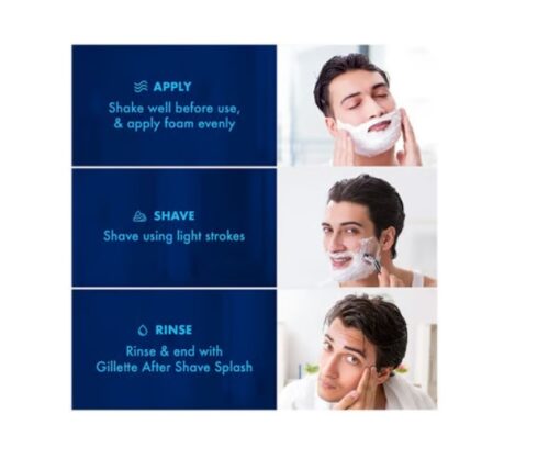 Gillette Regular Shaving Foam - Image 4