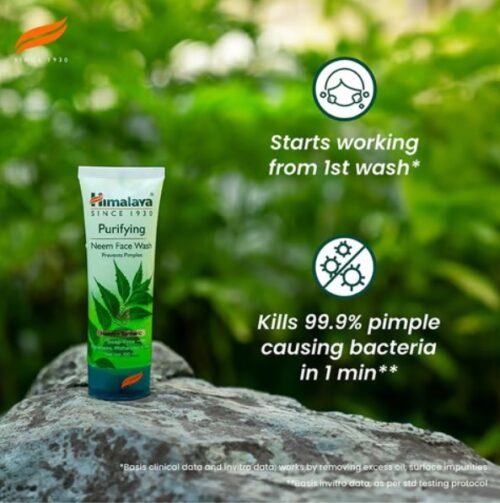 Himalaya Purifying Neem Face Wash - Image 4