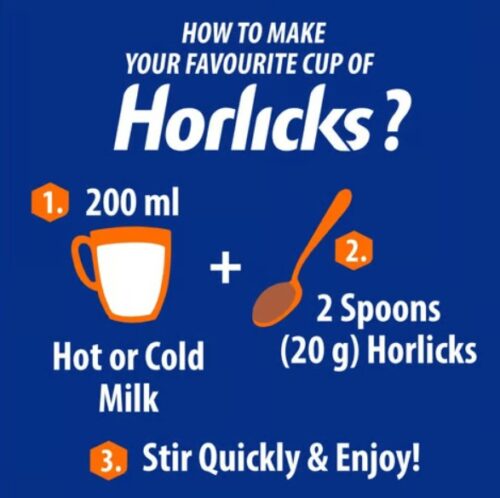 Horlicks Chocolate Delight Drink Mix (500 g) - Image 5