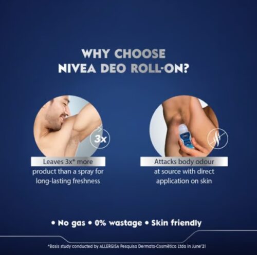 Nivea Men Fresh Active Men's Roll On - Image 4