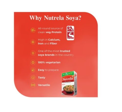 Nutrela Soya Chunks (200 g) - Image 2