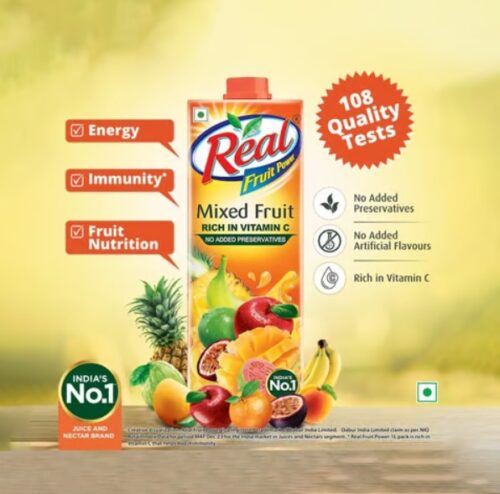 Real Fruit Power Mixed Fruit Juice 1 l - Image 3