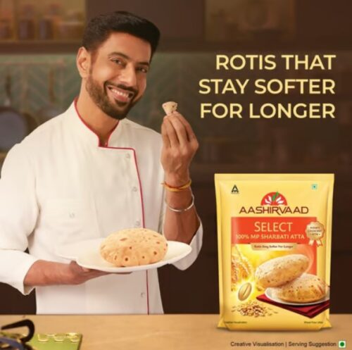 Aashirvaad Wheat Sharbati Atta (5 kg) - Image 3