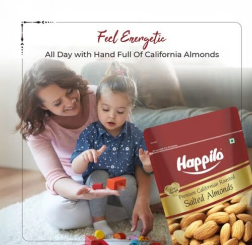Happilo Californian & Salted Flavoured Almonds (200 gm) - Image 6