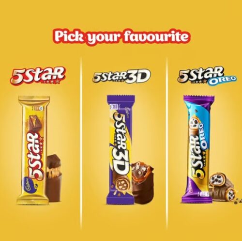 Cadbury 5 Star Chocolate Bar - Image 5