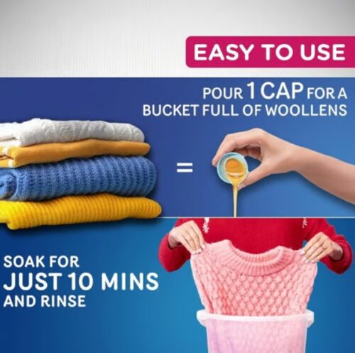Godrej Ezee Woollen Liquid Detergent For Winterwear (200 ml) - Image 6