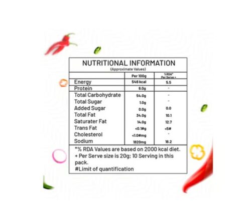 Haldiram's Chilli Chatak Lachha Namkeen Snacks (200 gm) - Image 4