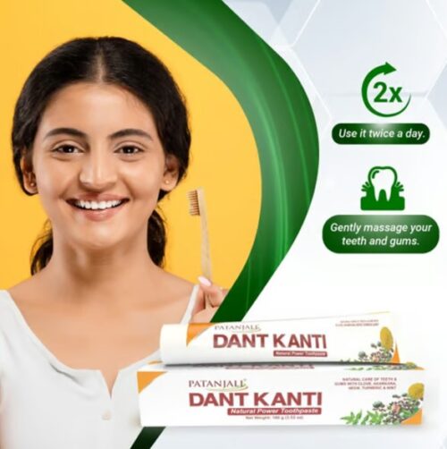 Patanjali Dant Kanti Dant Kanti Natural Herbal Toothpaste - Image 5