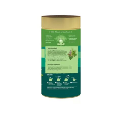 Organic India Tulsi Original Green Tea (100g) - Image 2
